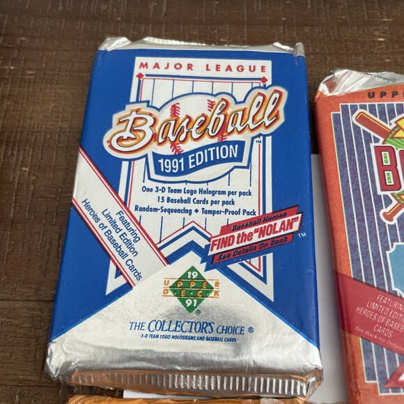 Wax Packs 12 Pack Lot Baseball Cards Vintage - Picture 3 of 7